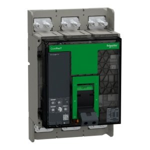 Intreruptor automat, ComPacT NS800N, 50kA la 415VAC, 3P, fix, cu operare manuala, echipat cu unitate de declansare MicroLogic 5.0, 800A