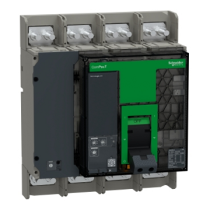 Intreruptor automat, ComPacT NS630bH, 70kA la 415VAC, 4P, fix, cu operare manuala, echipat cu unitate de declansare MicroLogic 2.0, 630A