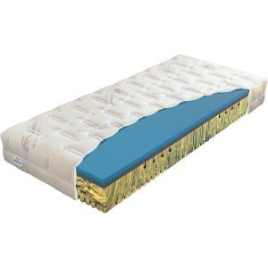 Saltea mediu-fermă/moale din spumăreversibilă 180x200 cm Herbal visco – Materasso