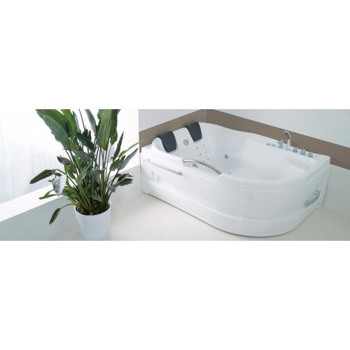 Cada cu hidromasaj Wellis Dublo 180×130 cm, alb – Dimensiune 180×130 Cada cu hidromasaj Wellis Dublo 180x130 cm, alb - Dimensiune 180x130