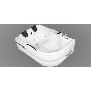 Cada cu hidromasaj Wellis Dublo 180x130 cm, alb - Dimensiune 180x130