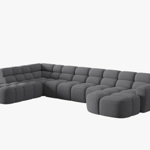 Coltar Lisa U stofa L387 cm