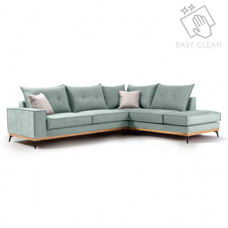 Coltar Stanga Luxury II Ciel – Crem – Negru 290x235x90 cm Coltar Stanga Luxury II Ciel - Crem - Negru 290x235x90 cm