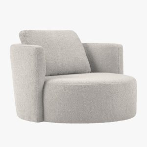 Fotoliu rotativ Bliss boucle L112 cm