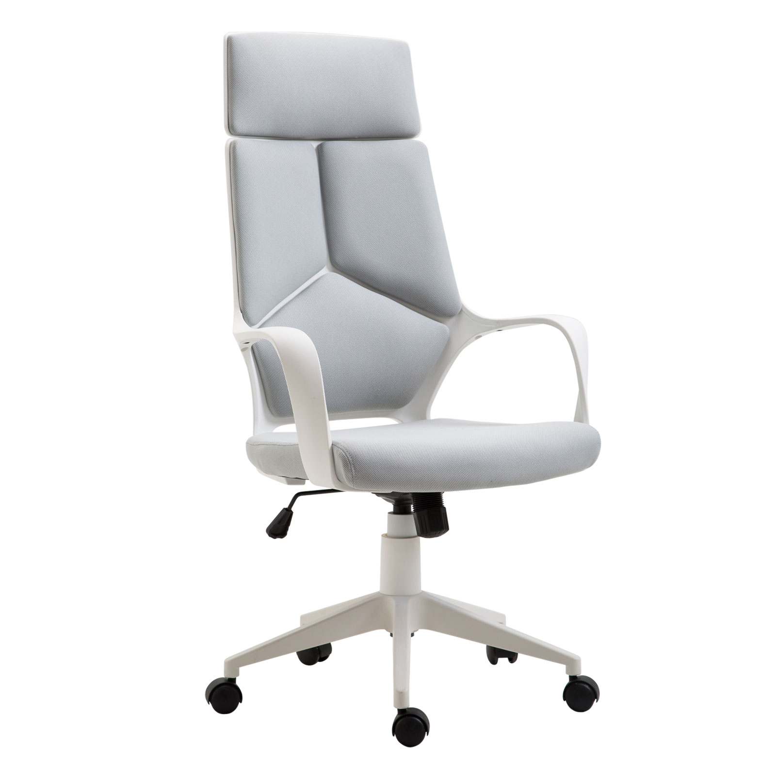 HomCom Scaun Ergonomic de Birou cu Spătar Înalt Reglabil 63x63x117-127cm Negru | Aosom Romania HomCom Scaun Ergonomic de Birou cu Spătar Înalt Reglabil 63x63x117-127cm Negru | Aosom Romania