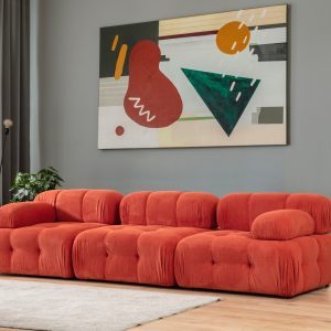 Canapea 3 locuri, Atelier del Sofa, 560ARE1822, Rosu Canapea 3 locuri, Atelier del Sofa, 560ARE1822, Rosu