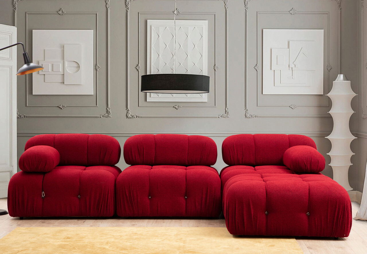 Coltar, Atelier del Sofa, 560ARE1615, Rosu Coltar, Atelier del Sofa, 560ARE1615, Rosu