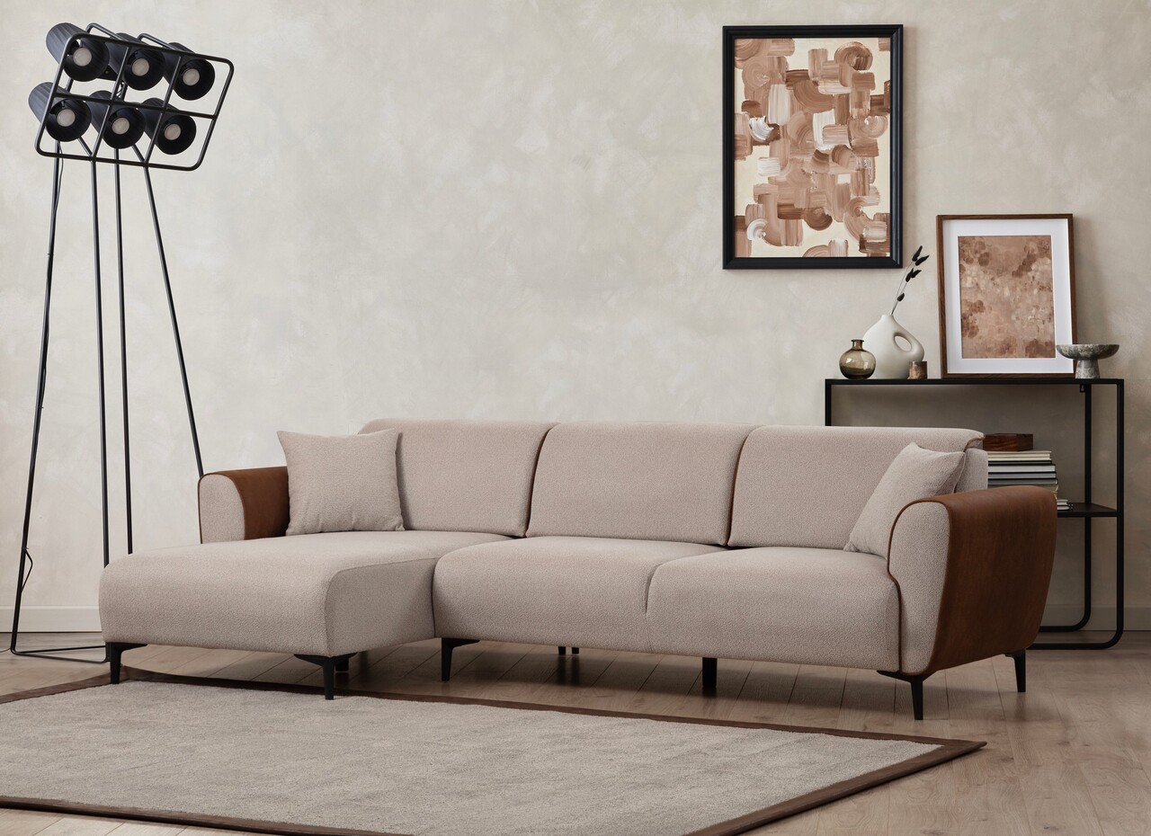 Coltar, Atelier del Sofa, 560ARE2232, Bej / Scorțișoară Coltar, Atelier del Sofa, 560ARE2232, Bej / Scorțișoară