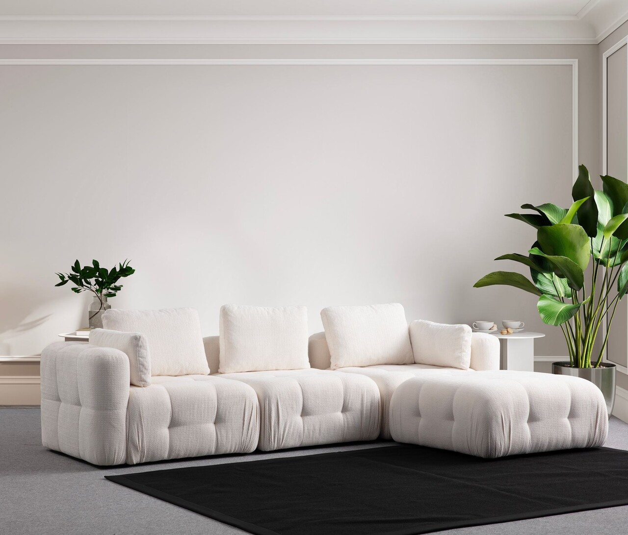 Coltar, Atelier del Sofa, 560ARE4142, Lemn de fag / PAL, Alb Coltar, Atelier del Sofa, 560ARE4142, Lemn de fag / PAL, Alb