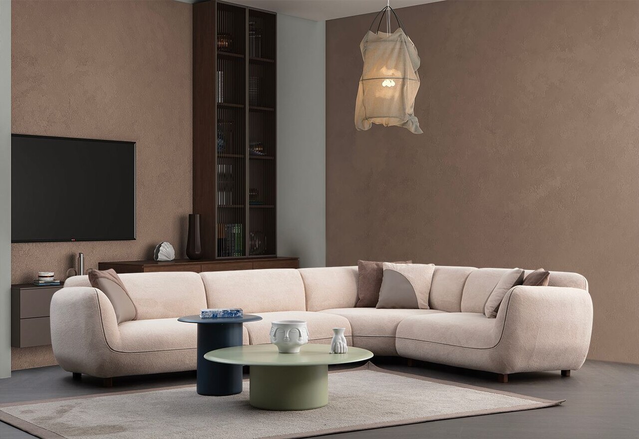 Coltar, Atelier del Sofa, 560ARE5260, Cadru: LEMN/PAL, Crem Coltar, Atelier del Sofa, 560ARE5260, Cadru: LEMN/PAL, Crem