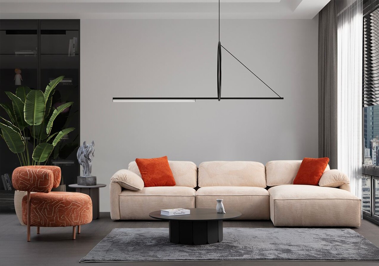 Coltar, Atelier del Sofa, 560ARE5268, Cadru: LEMN/PAL, Crem Coltar, Atelier del Sofa, 560ARE5268, Cadru: LEMN/PAL, Crem
