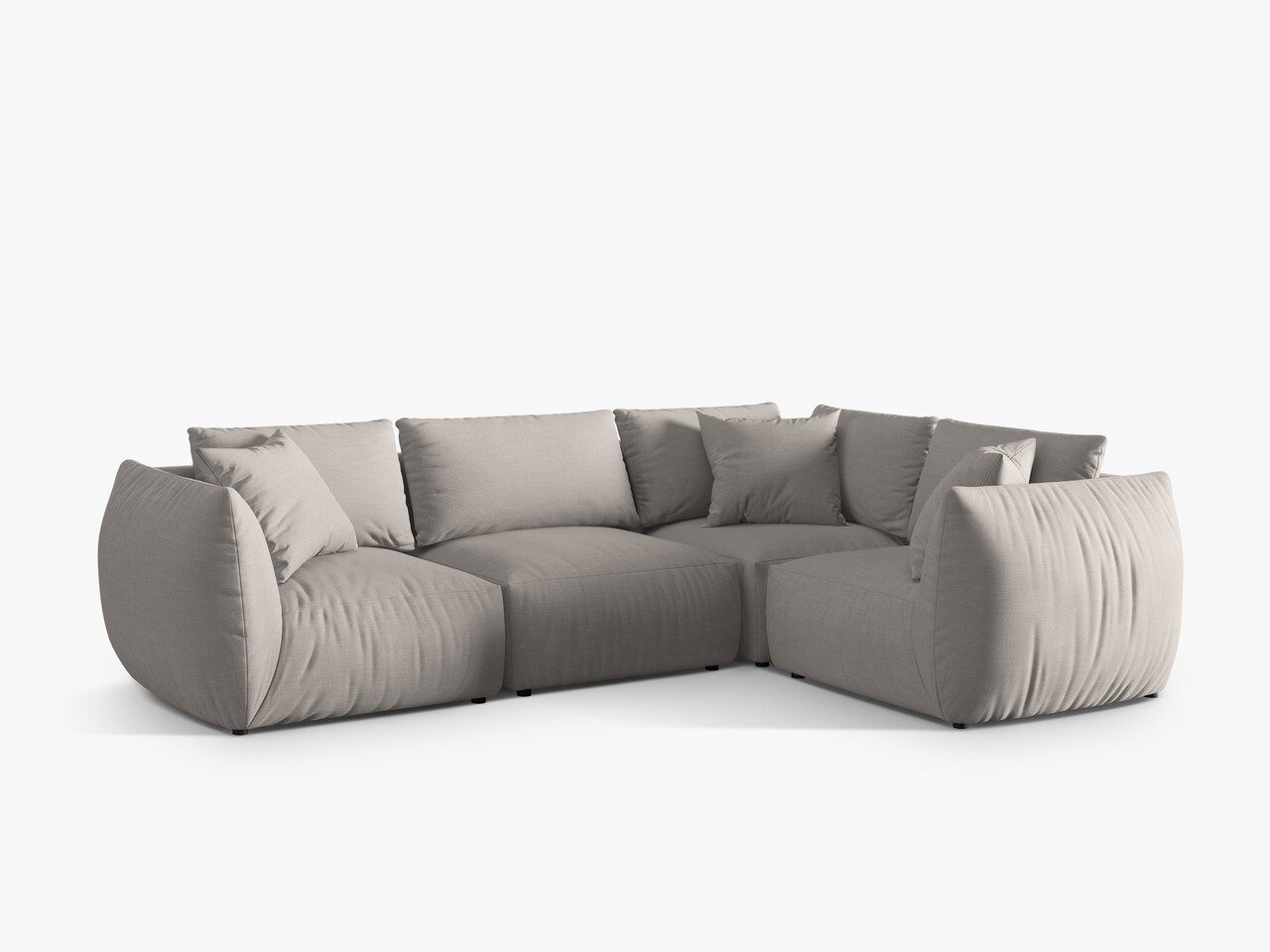 Coltar dreapta 4 locuri, Chris-259, Micadoni Home, 295x210x80 cm, tesatura structurata chenille, natural Coltar dreapta 4 locuri, Chris-259, Micadoni Home, 295x210x80 cm, tesatura structurata chenille, natural