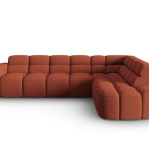Coltar dreapta 5 locuri, Lisa-193, Micadoni Home, 293x234x77 cm, tesatura structurata, corai Coltar dreapta 5 locuri, Lisa-193, Micadoni Home, 293x234x77 cm, tesatura structurata, corai
