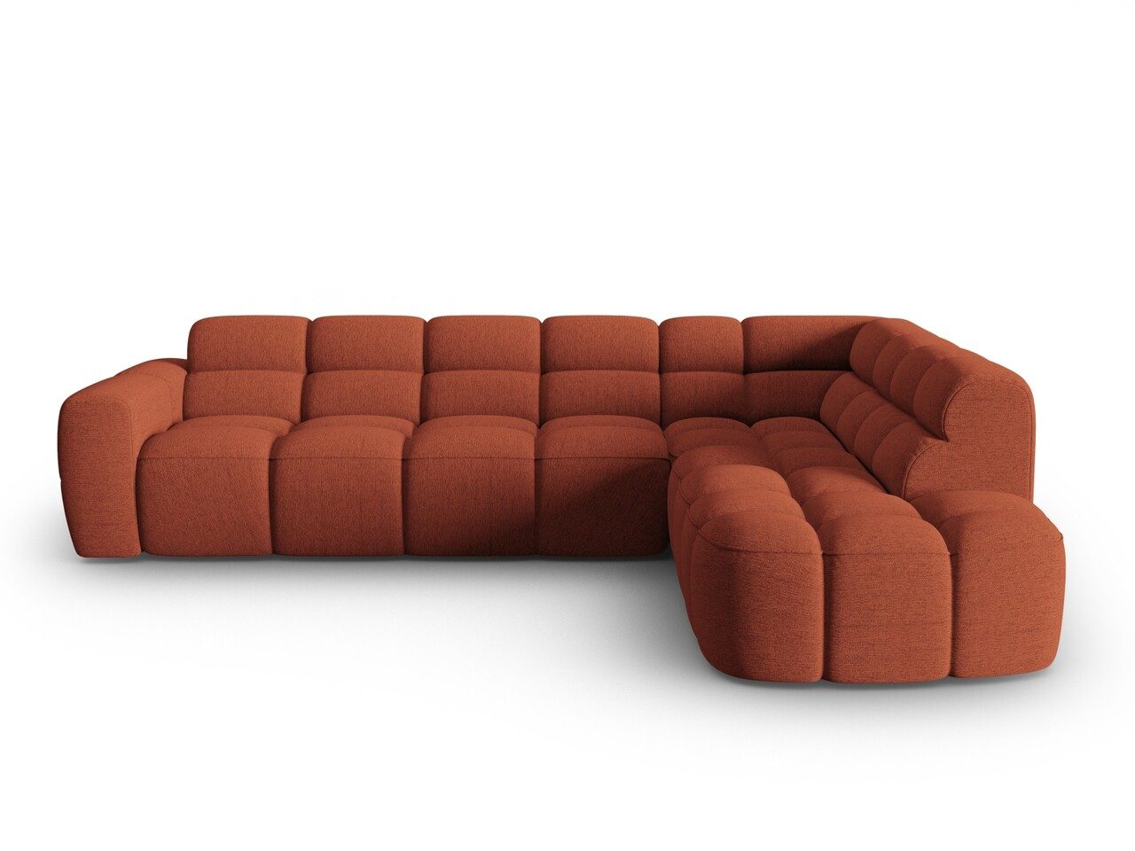 Coltar dreapta 5 locuri, Lisa-193, Micadoni Home, 293x234x77 cm, tesatura structurata, corai Coltar dreapta 5 locuri, Lisa-193, Micadoni Home, 293x234x77 cm, tesatura structurata, corai