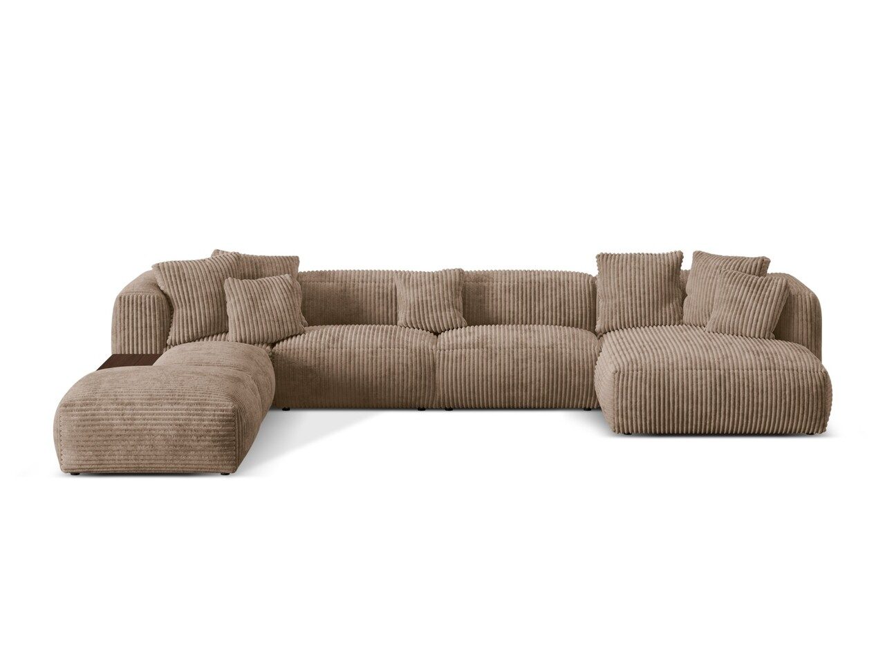 Coltar panoramic stanga 5 locuri design modular, Martina-212, Micadoni Home, 406x280x75 cm, velur, maro ghinda Coltar panoramic stanga 5 locuri design modular, Martina-212, Micadoni Home, 406x280x75 cm, velur, maro ghinda