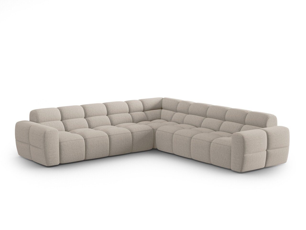Coltar simetric 5 locuri, Lisa-193, Micadoni Home, 310x310x77 cm, tesatura structurata, bej sand Coltar simetric 5 locuri, Lisa-193, Micadoni Home, 310x310x77 cm, tesatura structurata, bej sand
