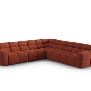 Coltar simetric 5 locuri, Lisa-193, Micadoni Home, 310x310x77 cm, tesatura structurata, corai Coltar simetric 5 locuri, Lisa-193, Micadoni Home, 310x310x77 cm, tesatura structurata, corai