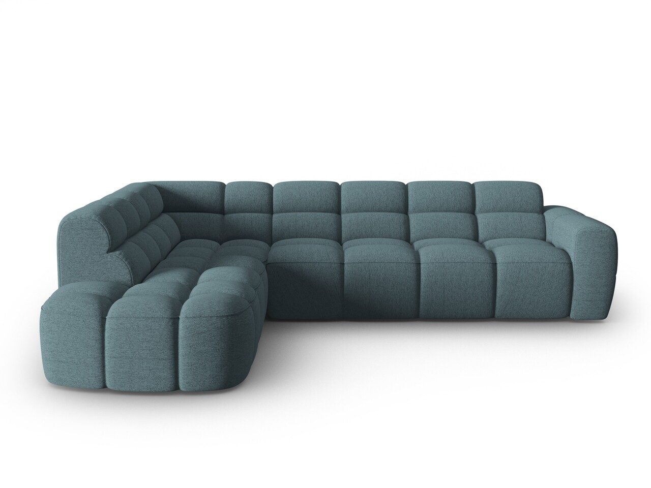 Coltar stanga 5 locuri, Lisa-193, Micadoni Home, 293x234x77 cm, tesatura structurata, albastru deschis Coltar stanga 5 locuri, Lisa-193, Micadoni Home, 293x234x77 cm, tesatura structurata, albastru deschis