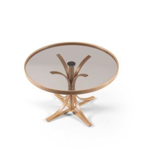 Masuta de cafea, Hanah Home, Boston, 80x47x80 cm, 100% SOLID OAK WOOD, Stejar