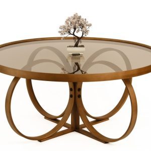 Masuta de cafea, Hanah Home, Tokyo, 100x47x100 cm, 100% SOLID BEECH WOOD, Maro Masuta de cafea, Hanah Home, Tokyo, 100x47x100 cm, 100% SOLID BEECH WOOD, Maro