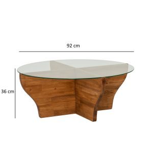 Masuta de cafea, Hanah Home, Amphora, 92x36x92 cm, Castan Masuta de cafea, Hanah Home, Amphora, 92x36x92 cm, Castan