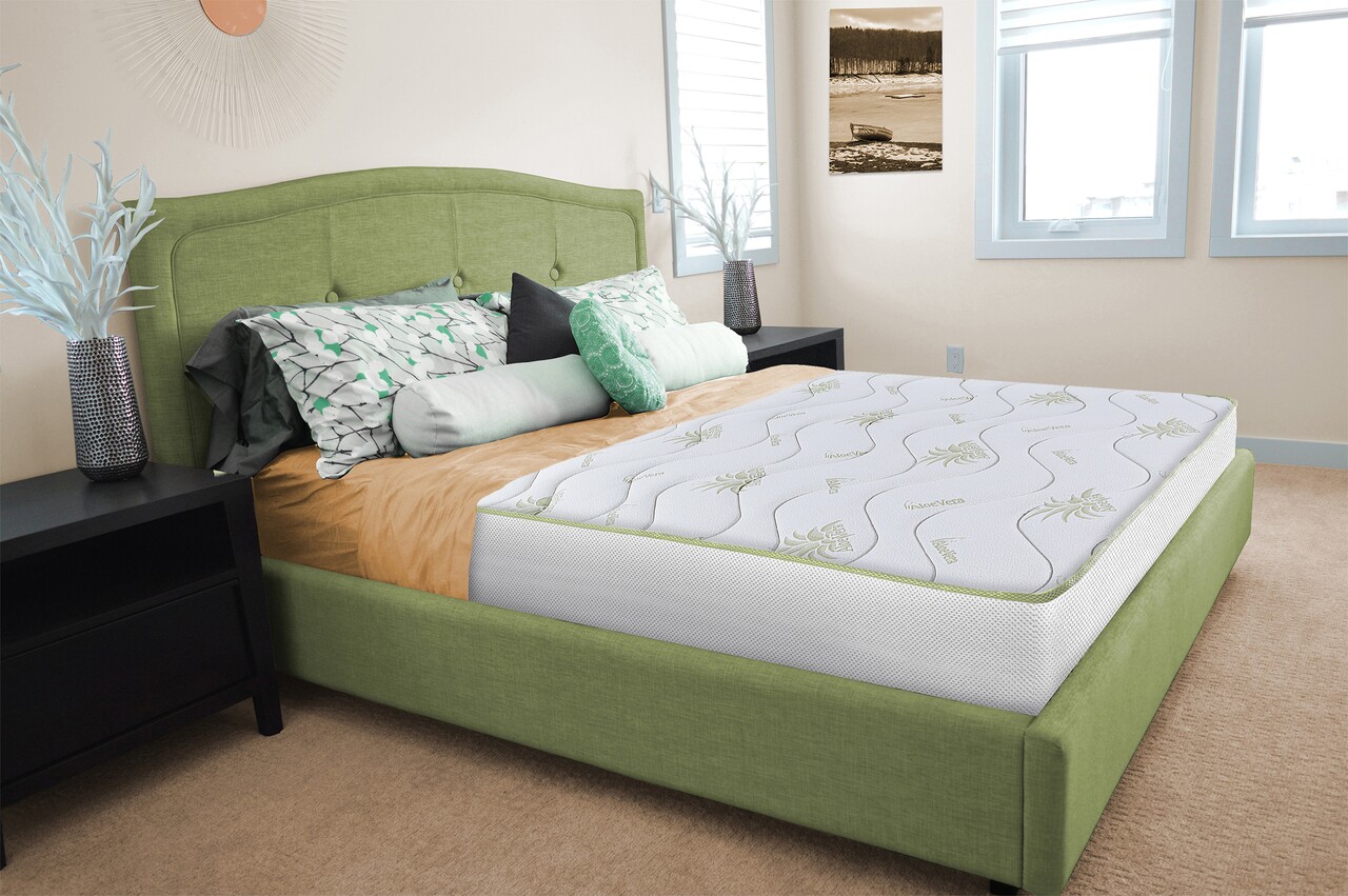 Saltea Aloe Vera 14+2 Memory, 100×190 cm, H 18 cm, husa cu fibre de bambus, Ortopedica, aerisire 3D Free Air Saltea Aloe Vera 14+2 Memory, 100x190 cm, H 18 cm, husa cu fibre de bambus, Ortopedica, aerisire 3D Free Air