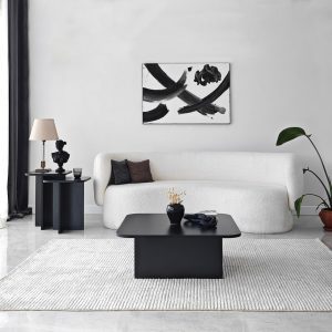 Set masute de cafea, Hanah Home, Blues, Negru