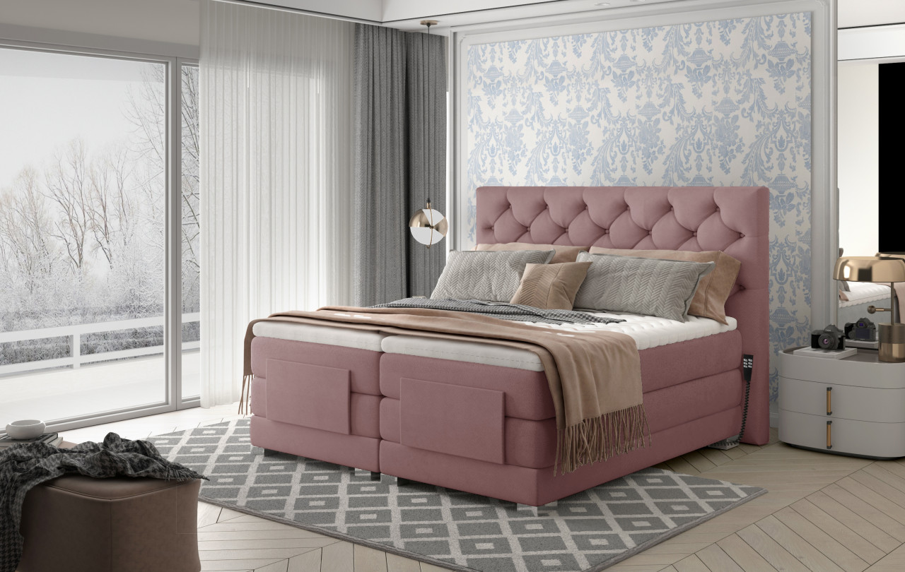 Pat boxspring Clover 180×200 cm Matvelvet 63 Pat boxspring Clover 180x200 cm Matvelvet 63